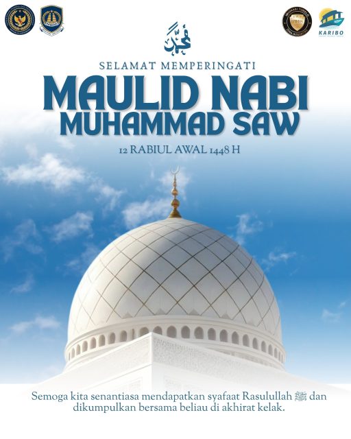 Segenap jajaran Jajaran Kantor Imigrasi Tobelo menucapkan Selamat Memperingati Maulid Nabi Muhammad SAW 12 Rabiul Awal 1448H. Semoga kita senantiasa mendapatkan manfaat serta dikumpulkan bersama beliau di akhirat kelak.