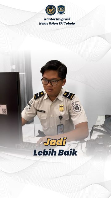 Introspeksi membuat kita lebih paham kelebihan dan kekurangan diri dan meningkatkan kemampuan mengatur diri dalam berbagai situasi. Bukan untuk berlomba dengan orang lain.
Selamat Hari Senin, Sobat Karibo!
#kemenimipas #ditjen_imigrasi #reelsinstagram #paspormudah #dirjen_imigrasi #hendarsammarantoko #motivasi #imigrasitobelo #imigrasi #imigrasiindonesia