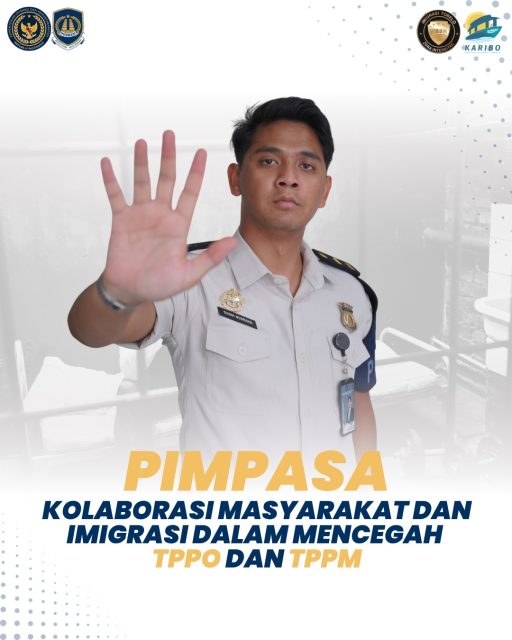 CEGAH TPPO & TPPM, MULAI DARI LINGKUNGAN TERDEKAT!

Pencegahan Tindak Pidana Perdagangan Orang (TPPO) dan Tindak Pidana Penyelundupan Migran (TPPM) membutuhkan peran aktif seluruh elemen masyarakat.

Melalui PIMPASA (Petugas Imigrasi Pembina Desa) dan Desa Binaan Imigrasi, Kantor Imigrasi Halmahera Utara membangun kolaborasi bersama masyarakat untuk meningkatkan kewaspadaan, berbagi informasi, serta mengenali potensi risiko TPPO dan TPPM sejak dini.

📍 Desa Pelita, Kabupaten Halmahera Utara
📍 Desa Bido, Kabupaten Pulau Morotai

Jangan mudah tergiur tawaran kerja atau keberangkatan ke luar negeri yang tidak jelas. Kenali, waspadai, dan laporkan apabila menemukan indikasi yang mencurigakan.

Bersama masyarakat, kita wujudkan pengawasan keimigrasian yang partisipatif dan lingkungan yang lebih aman.

#ImigrasiTobelo #PIMPASA #DesaBinaanImigrasi #CegahTPPO #CegahTPPM #PencegahanTPPO #PencegahanTPPM #Keimigrasian #ImigrasiHalu 
#MasyarakatSadarImigrasi
#hendarsammarantoko