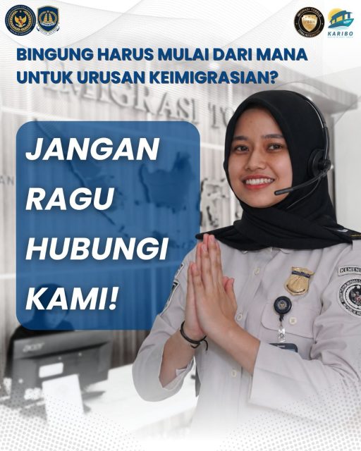 Sobat Karibo, ga usah bingung lagi jika ada kendala atau gangguan tentang paspor atau keimigrasian. langsung saja hubungi kanal resmi dari Imigrasi Tobelo atau bisa lewat nomor WhatsApp 082290812010 !

#kemenimipas #ditjen_imigrasi #reelsinstagram #paspor #hendarsammarantoko