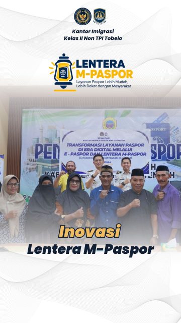 Kenalan sama inovasi Lentera M-Paspor yuk!

LENTERA M-Paspor (Layanan Edukasi Terintegrasi M-Paspor Berbasis AI Interaktif) adalah layanan edukasi berbasis AI interaktif untuk membantu masyarakat memahami tata cara, persyaratan, dan biaya pembuatan paspor.

Melalui inovasi ini, akses informasi keimigrasian semakin mudah, praktis, dan informatif tanpa harus datang langsung ke kantor imigrasi.

Dapat diakses melalui lenterapaspor.com 

#kemenimipas #ditjen_imigrasi #reelsinstagram #paspormudah #dirjen_imigrasi #hendarsammarantoko #lenterapaspor #imigrasitobelo #imigrasi #imigrasiindonesia
