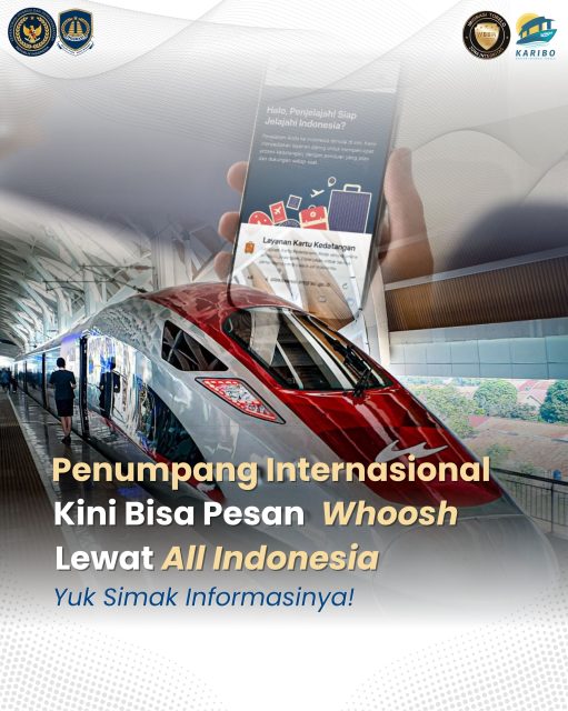 Cukup melalui ponsel, Saobat Mido bisa merencanakan perjalanan lanjutan dengan lebih mudah! Mulai 16 Oktober 2026, penumpang internasional yang sudah mengisi deklarasi All Indonesia kini dapat mengakses tautan pemesanan tiket Whoosh dengan lebih praktis.
Kolaborasi Direktorat Jenderal Imigrasi bersama KCIC ini juga meliputi pertukaran data penumpang guna mendukung pengawasan keimigrasian, dengan tetap mengutamakan keamanan serta perlindungan data pribadi.
Inovasi ini menjadi langkah nyata untuk menghadirkan perjalanan yang lebih mudah, cepat, dan nyaman, dari kedatangan internasional hingga menuju destinasi berikutnya.
repost: @ditjen_imigrasi
#kemenimipas #ditjen_imigrasi #reelsinstagram #paspor #hendarsammarantoko