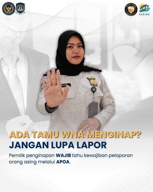Info penting bagi para pemilik/pengelola hotel. Jangan sampai dikurung atau didenda karena tidak melapor adanya orang asing yg menginap yaa...
#kemenimipas #ditjen_imigrasi #reelsinstagram #paspor #hendarsammarantoko